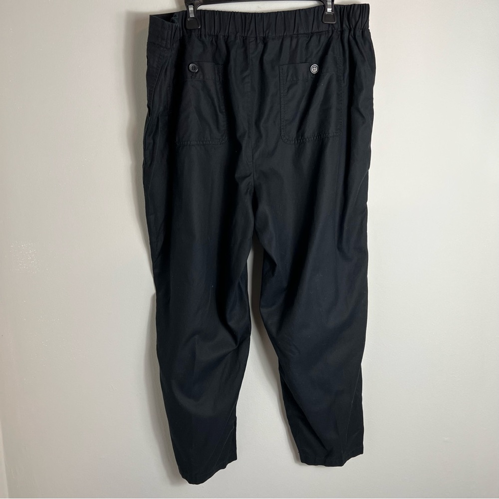 Talbots Elastic Drawstring Waist Cropped Pants-Co… - image 7